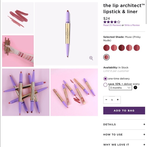 Tarts the lip architect- color muse - Picture 1 of 4